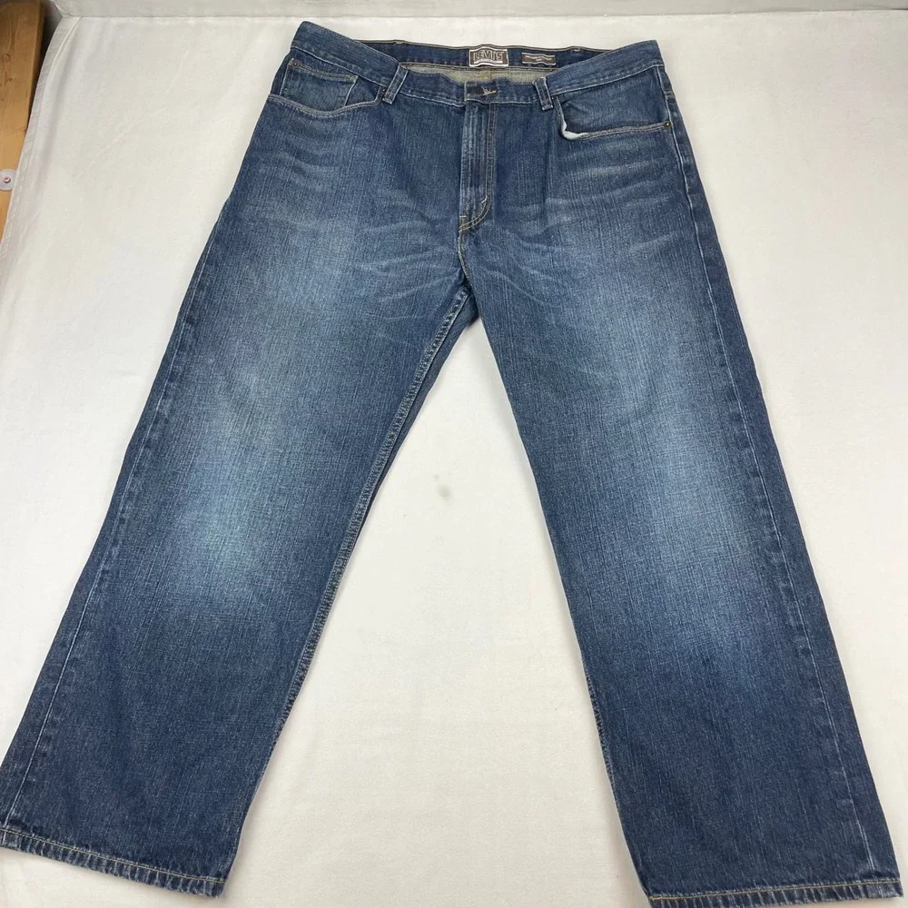 Levis 559 Relaxed Straight Jeans Mens 40x30 Medium Wash Blue Denim 0568